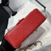 Chanel small Classic Flap with Handle Lambskin Red Gold Hardware Top Handle Shoulder Bag AS2431