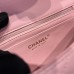 Chanel small Classic Flap with Handle Lambskin Pink Gold Hardware Top Handle Shoulder Bag AS2431