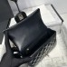 Chanel small Classic Flap with Handle Patent Leather Black Gold Hardware Top Handle Shoulder Bag AS2431