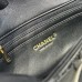 Chanel small Classic Flap with Handle Patent Leather Black Gold Hardware Top Handle Shoulder Bag AS2431