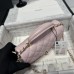 Chanel small Classic Flap with Handle Lambskin Pink Gold Hardware Top Handle Shoulder Bag AS2431