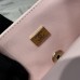 Chanel small Classic Flap with Handle Lambskin Pink Gold Hardware Top Handle Shoulder Bag AS2431