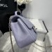 Chanel small Classic Flap with Handle Lambskin Purple Gold Hardware Top Handle Shoulder Bag AS2431