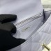 Chanel small Classic Flap with Handle Lambskin Purple Gold Hardware Top Handle Shoulder Bag AS2431