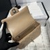 Chanel small Classic Flap with Handle Lambskin Camel Gold Hardware Top Handle Shoulder Bag AS2431