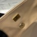 Chanel small Classic Flap with Handle Lambskin Camel Gold Hardware Top Handle Shoulder Bag AS2431