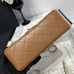 Chanel small Classic Flap with Handle Lambskin Gold Hardware Top Handle Shoulder Bag AS2431