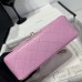 Chanel small Classic Flap with Handle Lambskin Gold Hardware Top Handle Shoulder Bag AS2431