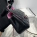 Chanel small Classic Flap with Handle Lambskin Gold Hardware Top Handle Shoulder Bag AS2431