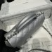 Chanel small Classic Flap with Handle Caviar Leather Silver Silver Hardware Top Handle Shoulder Bag AS2431