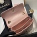Chanel Trendy Flap Top Handle Bag 25cm Lambskin Light Pink light Gold Hardware Shoulder Bag A92236