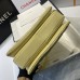 Chanel Trendy Flap Top Handle Bag 25cm Lambskin Yellow Light Gold Hardware Shoulder Bag A92236