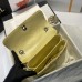 Chanel Trendy Flap Top Handle Bag 25cm Lambskin Yellow Silver Hardware Shoulder Bag A92236
