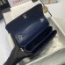 Chanel Trendy Flap Top Handle Bag 25cm Lambskin Blue Silver Hardware Shoulder Bag A92236