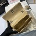 Chanel Trendy Flap Top Handle Bag 25cm Lambskin Beige Silver Hardware Shoulder Bag A92236