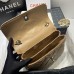 Chanel Trendy Flap Top Handle Bag 25cm Lambskin Dark Beige Light Gold Hardware Shoulder Bag A92236