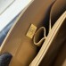 Chanel Trendy Flap Top Handle Bag 25cm Lambskin Dark Beige Light Gold Hardware Shoulder Bag A92236