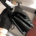 Chanel Trendy Flap Top Handle Bag 25cm Lambskin Black Silver Hardware Shoulder Bag A92236