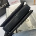 Chanel Trendy Flap Top Handle Bag 25cm Lambskin Black Light Gold Hardware Shoulder Bag A92236