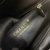 Chanel Trendy Flap Top Handle Bag 25cm Lambskin Black Light Gold Hardware Shoulder Bag A92236