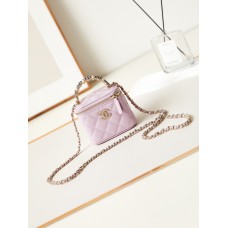 Chanel 24P Top Handle Bag Cosmetic Bag AP3805