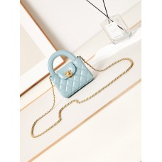 Chanel 23K Kelly Mini Top Handle Bag AS3435