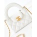 Chanel 23K Kelly Mini Top Handle Bag AS3435