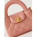 Chanel 23K Kelly Mini Top Handle Bag AS3435