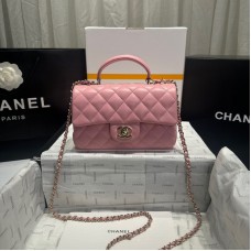 Chanel Small Classic Flap with Handle Top Handle Bag AS2431