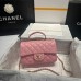 Chanel Small Classic Flap with Handle Top Handle Bag AS2431