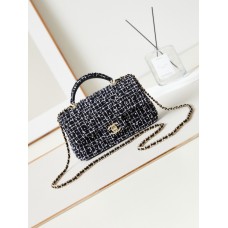 Chanel Small Classic Flap with Handle Top Handle Bag AS2431