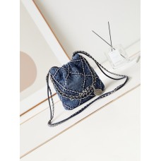 Chanel 22 Bag mini size Hobo Shoulder Bag AS3980