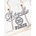 Chanel Deauville Canvas Tote Medium size Shoulder Bag AS3257
