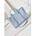 Chanel Deauville Canvas Tote Medium size Shoulder Bag AS3257