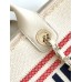 Chanel Deauville Canvas Tote Large size Shoulder Bag A66941