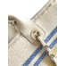 Chanel Deauville Canvas Tote Large size Shoulder Bag A66941