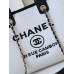 Chanel Deauville Canvas Tote Medium size Shoulder Bag AS3257