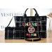 Chanel Deauville Canvas Tote Medium size Shoulder Bag