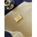 Chanel Deauville Canvas Tote Medium size Shoulder Bag AS3257