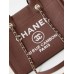 Chanel Deauville Canvas Tote Medium size Shoulder Bag AS3257