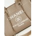 Chanel Deauville Canvas Tote Medium size Shoulder Bag AS3257