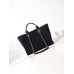 Chanel Deauville Canvas Tote Medium size Shoulder Bag AS3257
