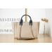 Chanel Deauville Canvas Tote Medium size Shoulder Bag AS3257