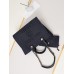 Chanel Deauville Canvas Tote Medium size Shoulder Bag AS3257