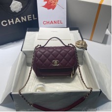 Chanel Top Handle Flap Messenger Bag 93749