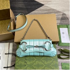 Gucci Horsebit Chain Bag Small 764339 Shoulder Bag Handbag Purse GGBGF30
