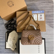 Gucci GG Marmont 547260 Top Handle Handbag Crossbody Bag GGBGA17