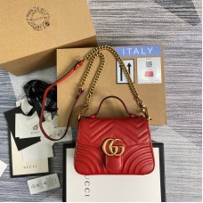 Gucci GG Marmont 547260 Top Handle Handbag Crossbody Bag GGBGA19