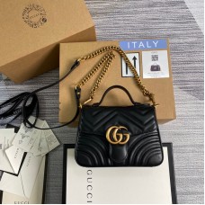 Gucci GG Marmont 547260 Top Handle Handbag Crossbody Bag GGBGA22