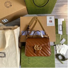 Gucci GG Marmont 547260 Top Handle Handbag Crossbody Bag GGBGA24